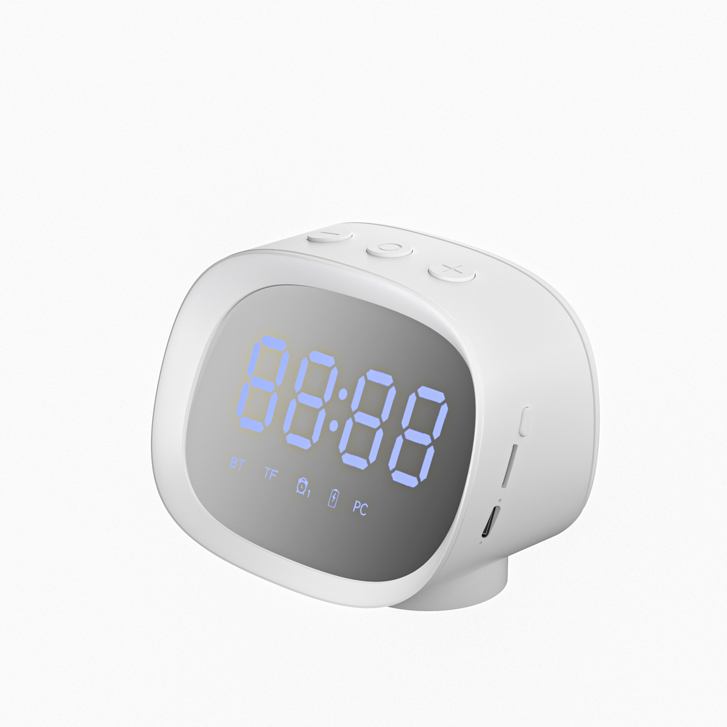 Q39 mirror clock alarm BT speaker