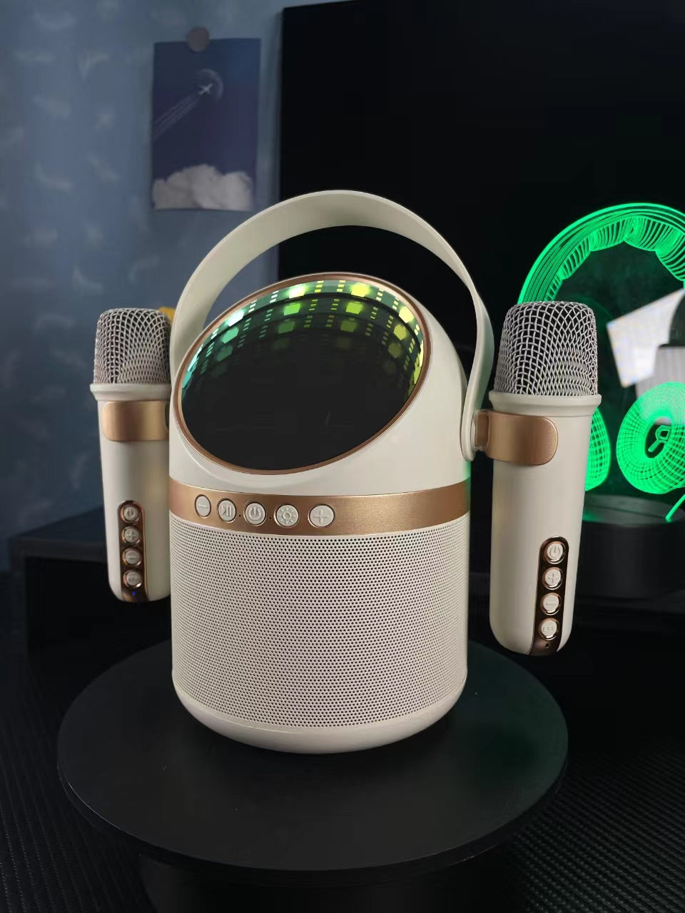 YK07 Philips Starry mirror karaoke speaker