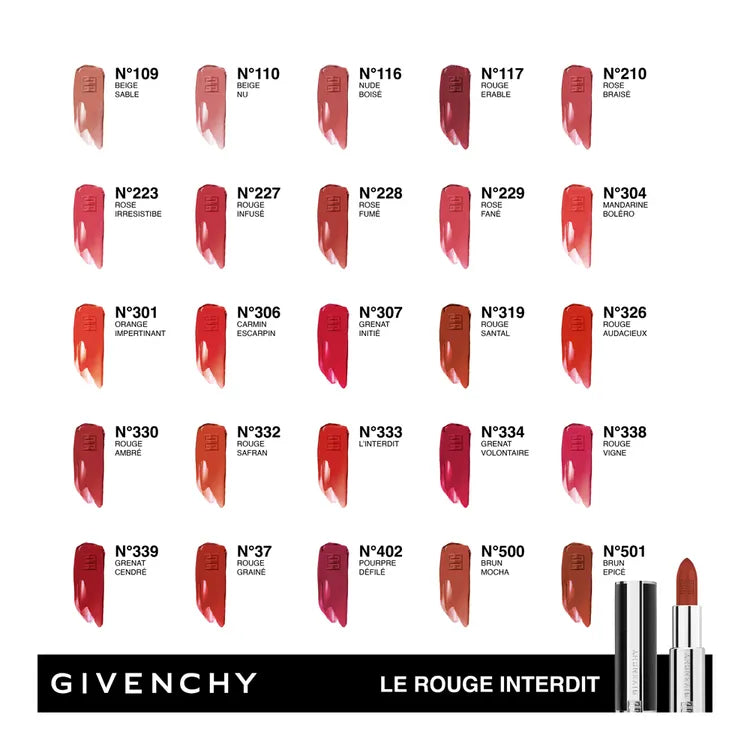 GIVENCHY Le Rouge Interdit Intense Silk Lipstick 3.4g