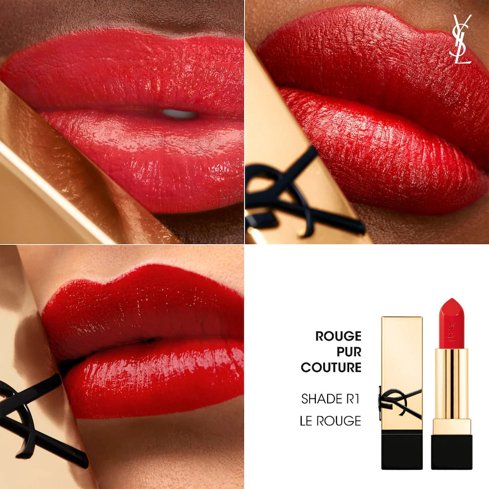 Yves Saint Laurent Rouge Pur Couture Caring Satin Lipstick with Ceramides